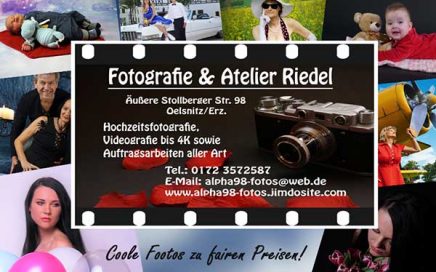 Fotografie & Atelier Riedel – Hochzeitsfotografie Oelsnitz/Erz.