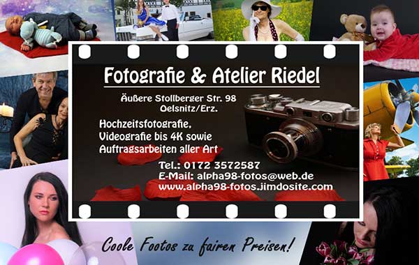 Fotografie & Atelier Riedel – Hochzeitsfotografie Oelsnitz/Erz.