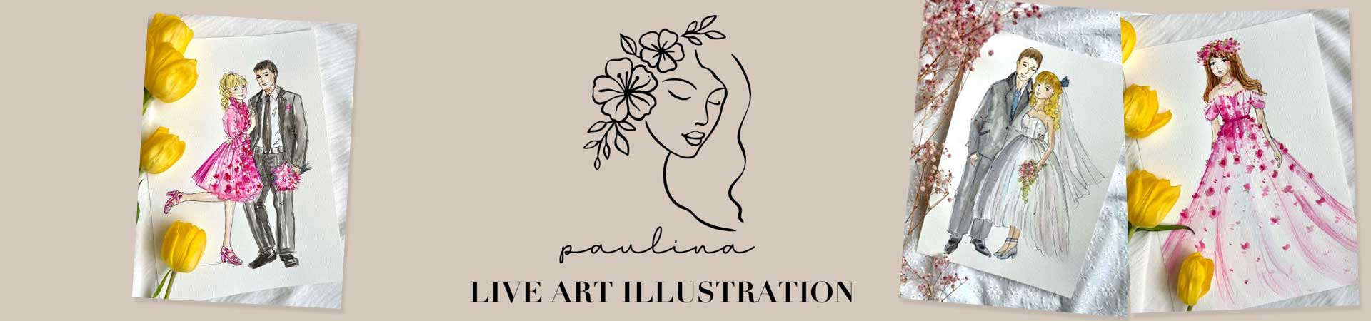 Paulina Live Art Illustration