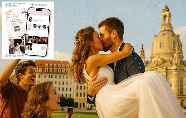 MyMillionSnaps – Hochzeitsfotos per QR-Code teilen