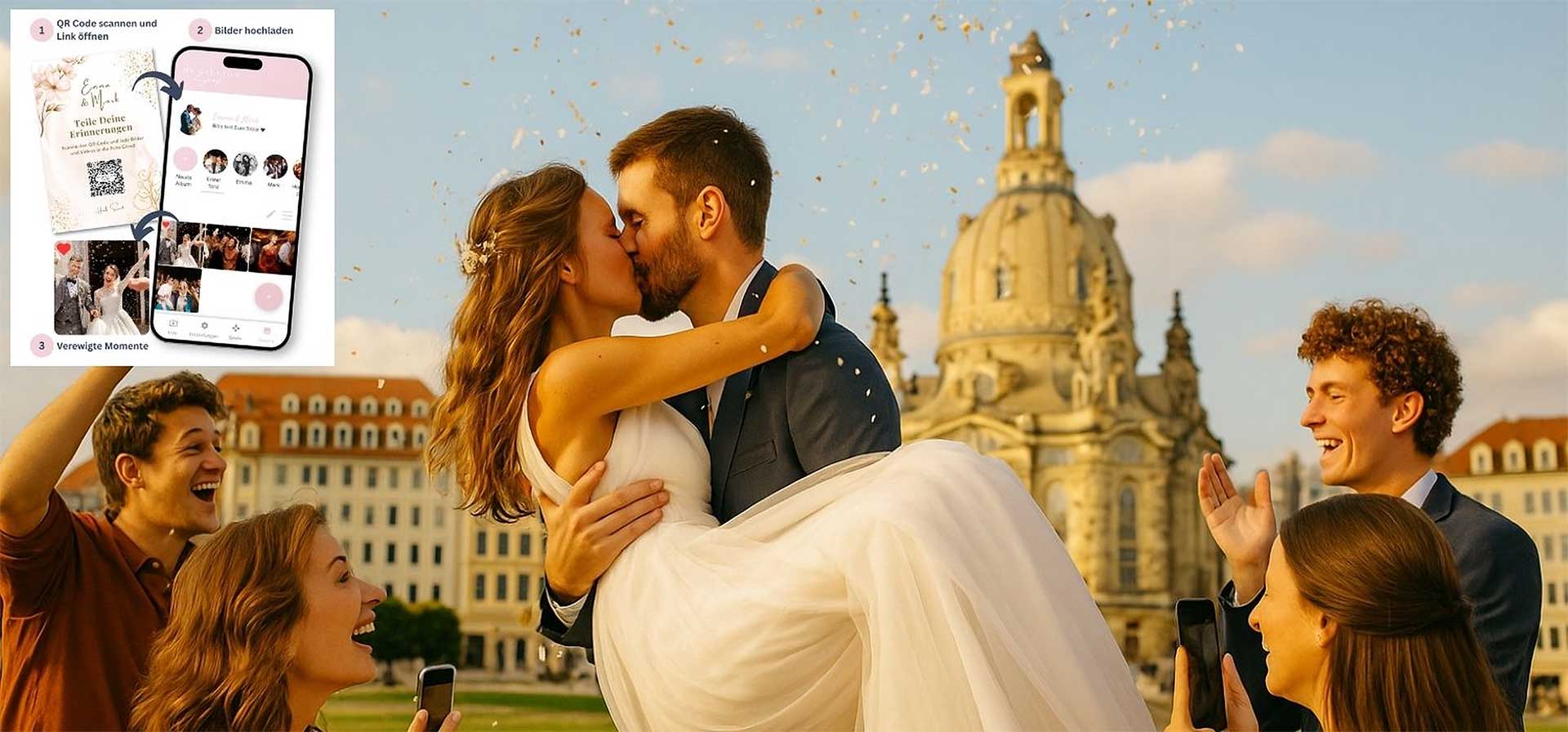 MyMillionSnaps – Hochzeitsfotos per QR-Code teilen MyMillionSnaps