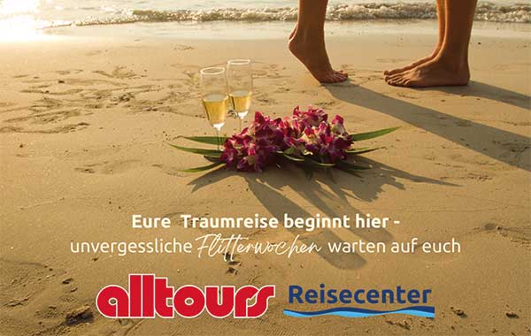 alltours Reisecenter – Spezialist für Ihre Flitterwochen