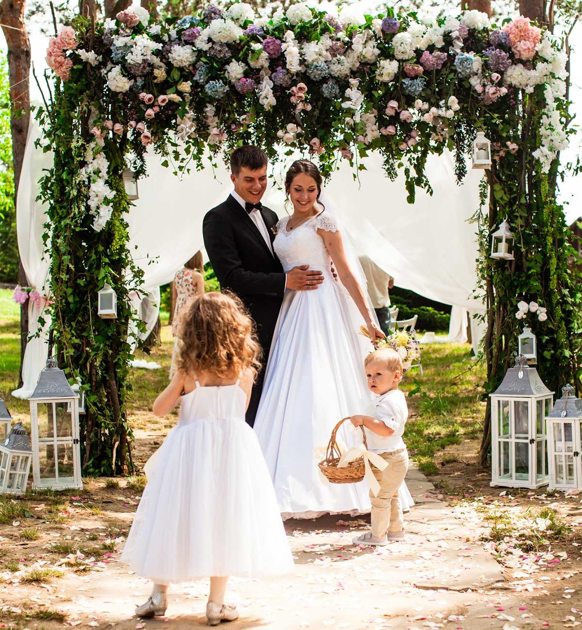 Kinder auf der Hochzeit Kinder