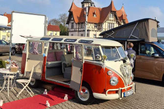 Hochzeits-Bulli Kanz – VW-Klassiker für die Hochzeit mieten