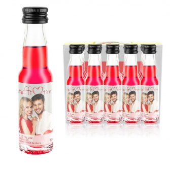 Individuelle Hochzeitsliköre für Sachsen: Likör-Minis als Gastgeschenk gestalten