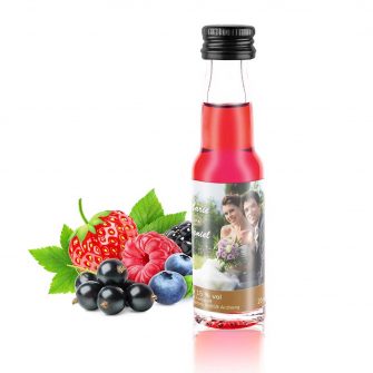 Individuelle Hochzeitsliköre für Sachsen: Likör-Minis als Gastgeschenk gestalten